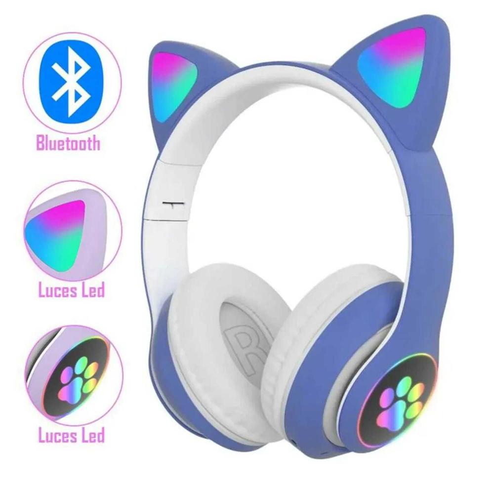 Auricular Inalámbrico Gato bluetooth STN-28 Azul