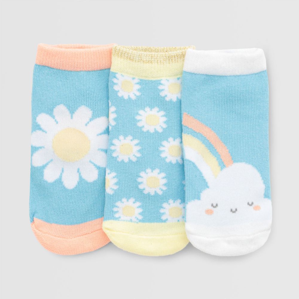 Medias Pack x3 Para Bebe Recién nacido Baby Circus Flower