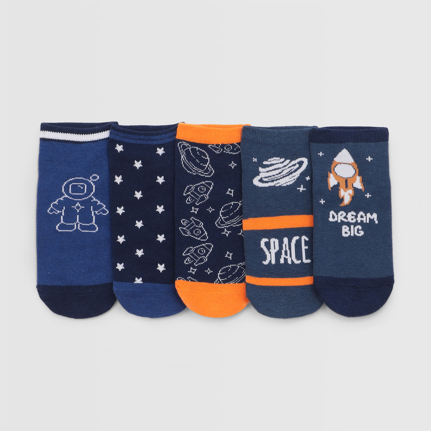 Pack X5 Medias Tobilleras Niño