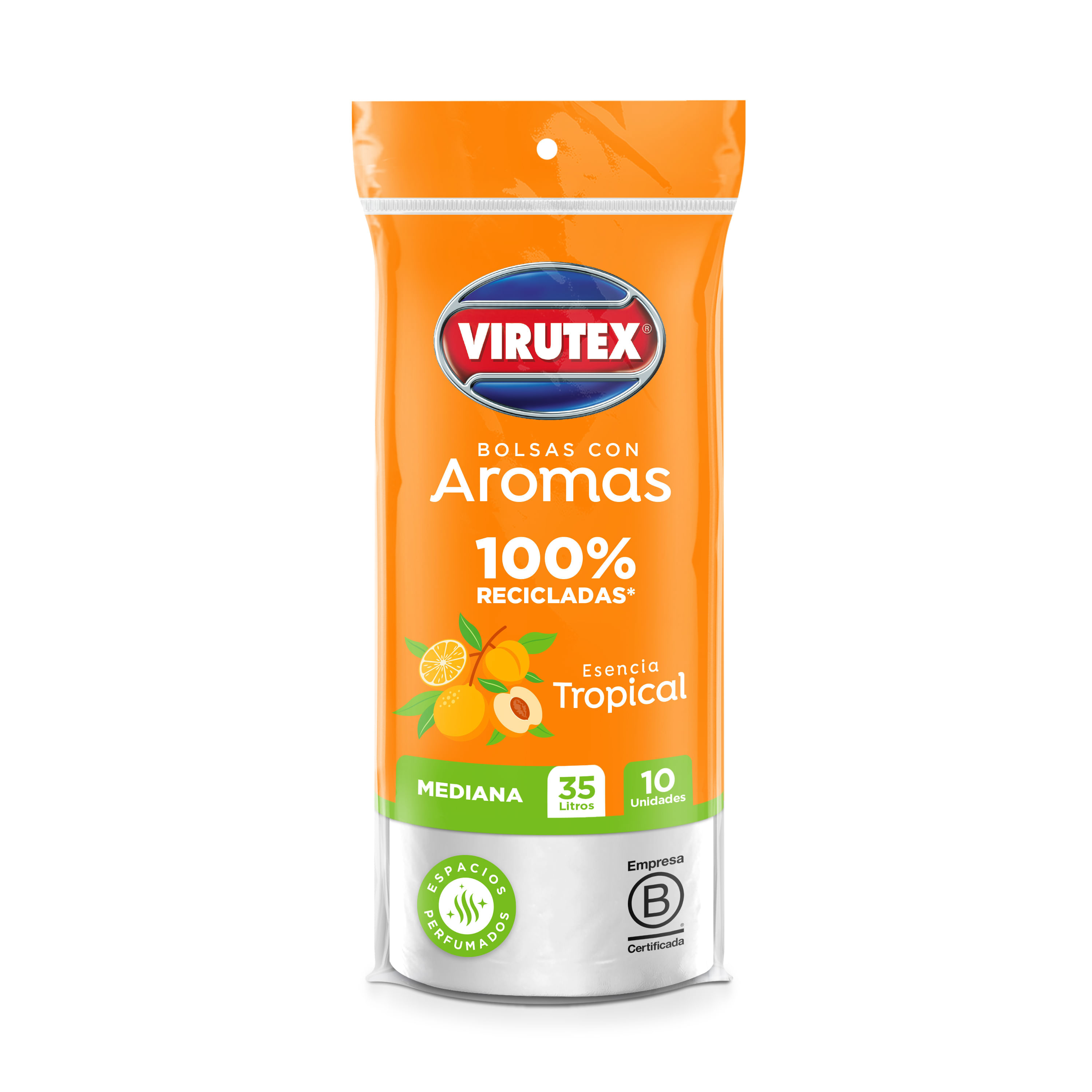 Bolsa para Basura 35L x10un VIRUTEX Esencia Lavanda