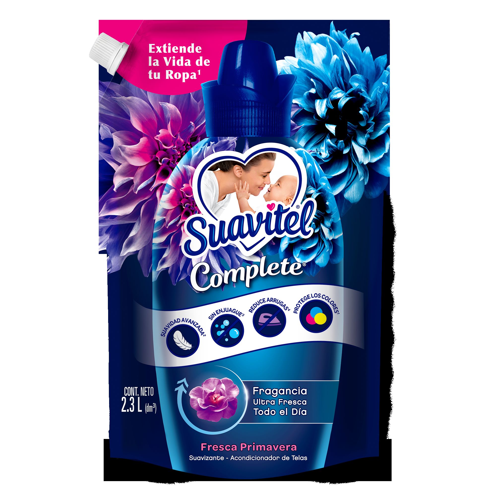 Suavizante SUAVITEL Complete Fresca Primavera Doypack 2.3L