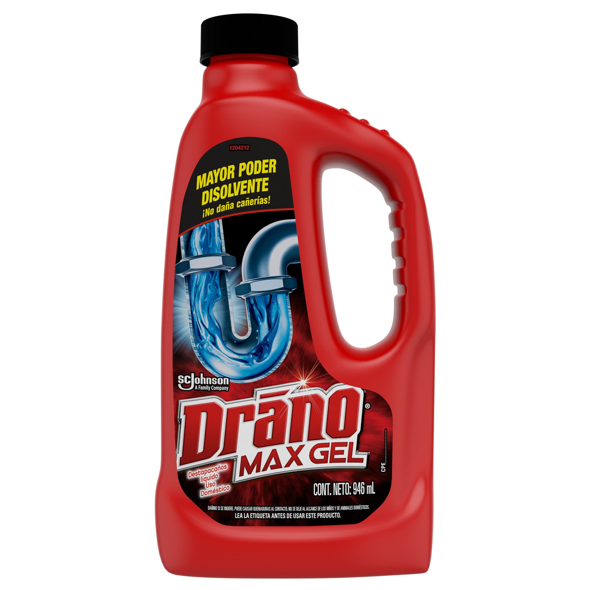 Destapacaños Líquido DRANO Max Gel Frasco 946ml
