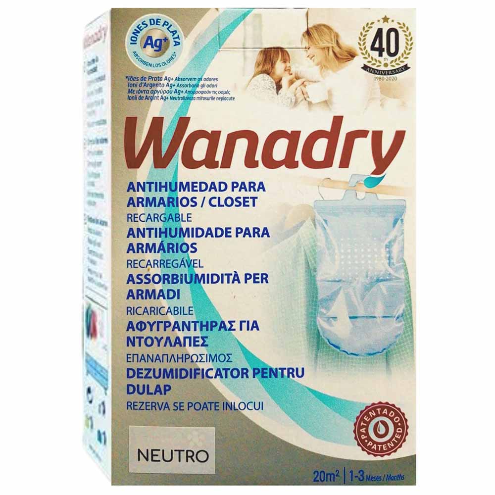 Deshumedecedor para Closet WANADRY Caja 450g