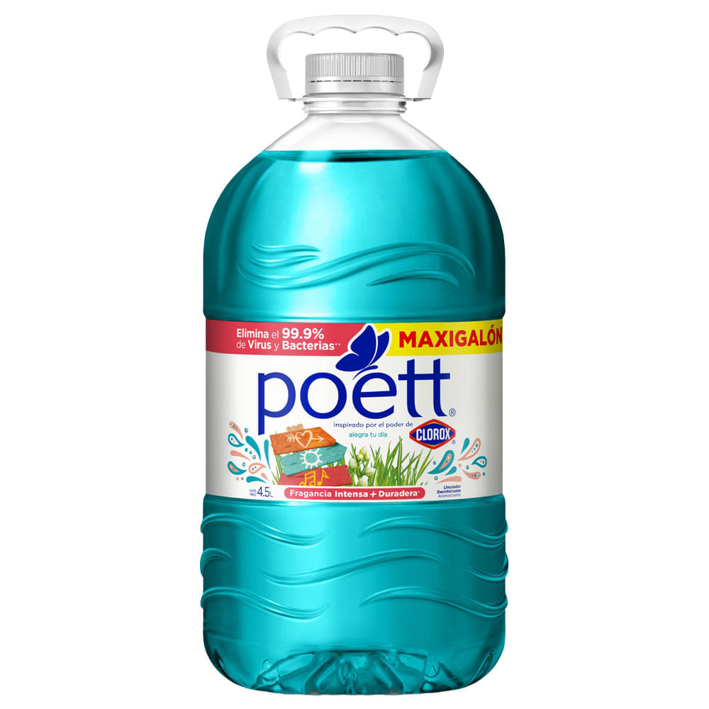 Limpiador POETT Alegra tu Día Botella 4.5L