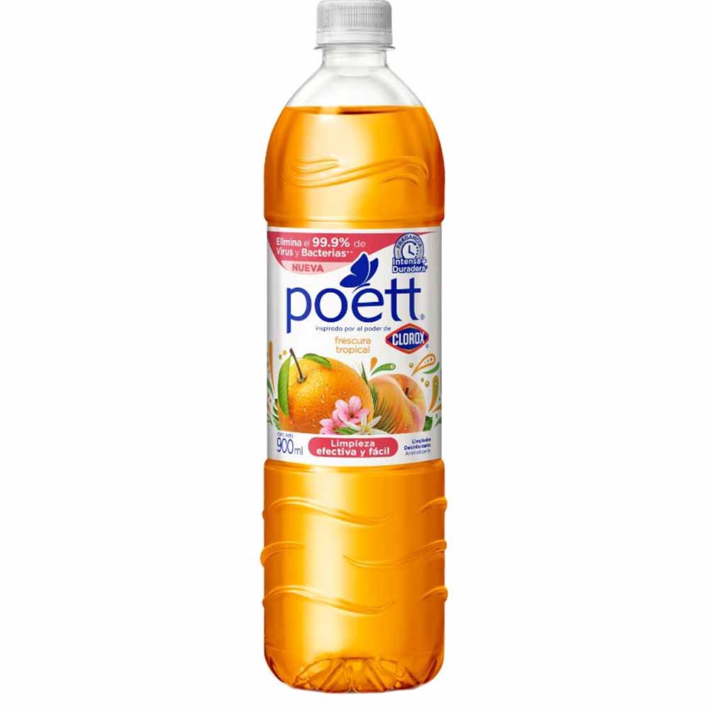 Limpiador POETT Frescura Tropical Botella 900ml