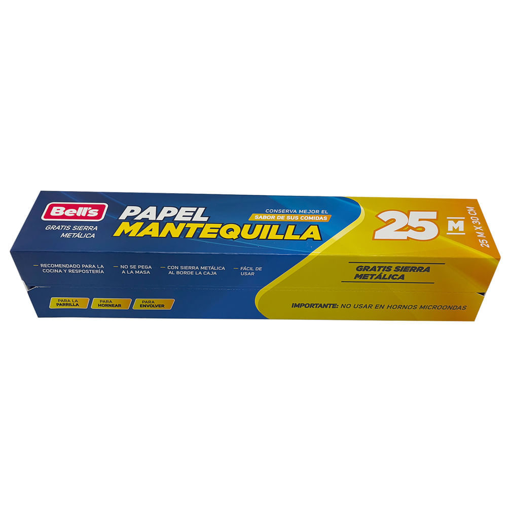 Papel Manteca BELLS Caja 1un
