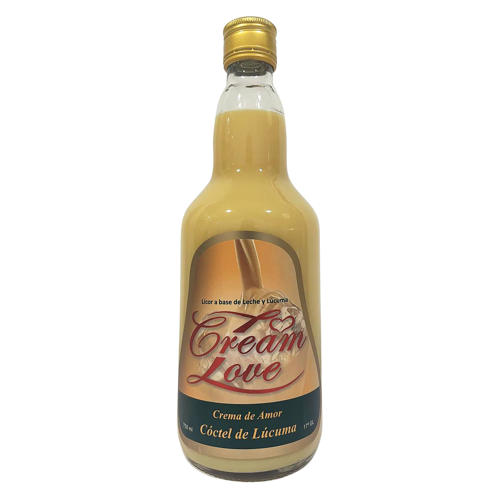 Licor de Lúcuma CREAM LOVE Botella 750ml