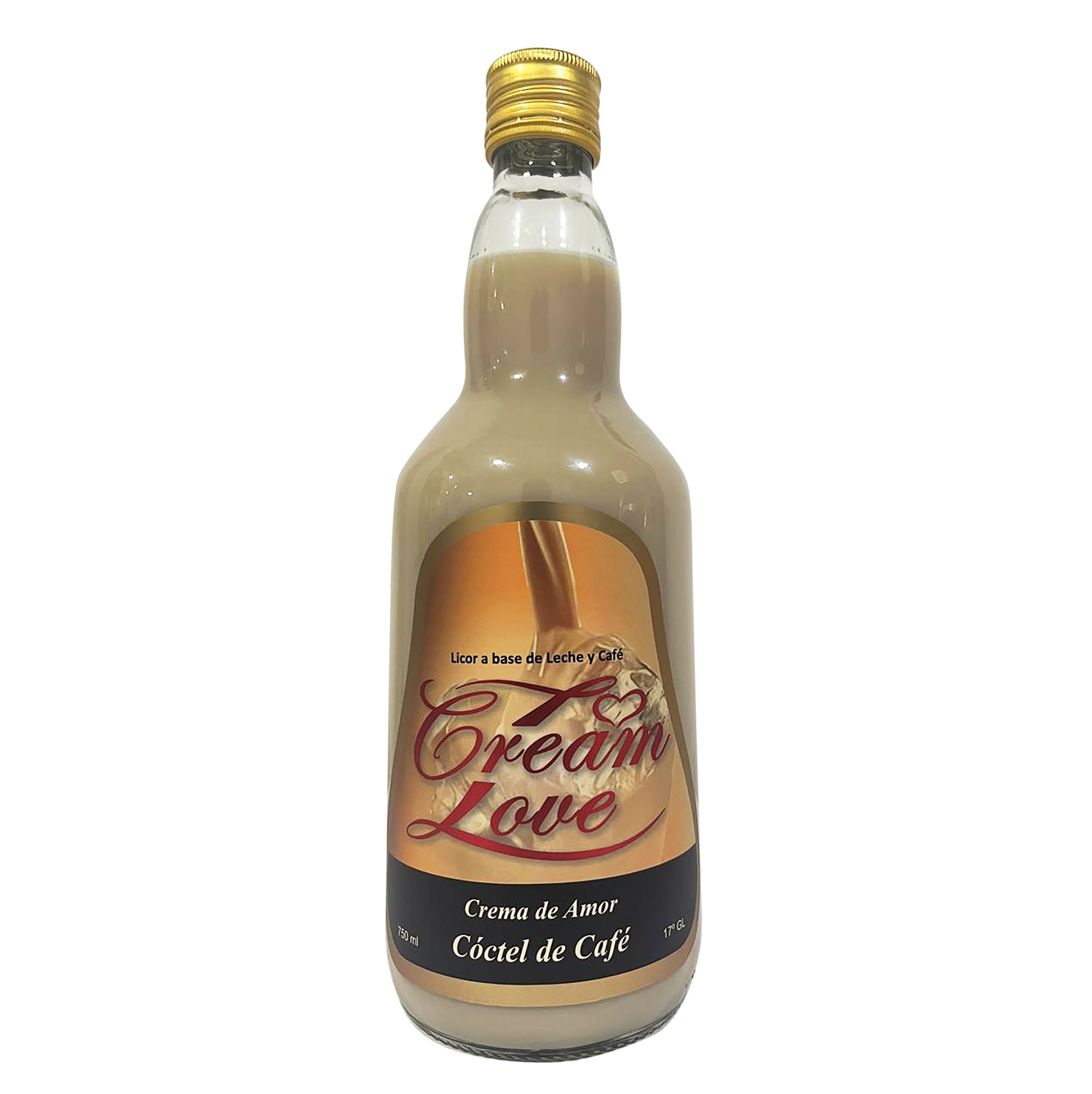 Licor de Café CREAM LOVE Botella 750ml