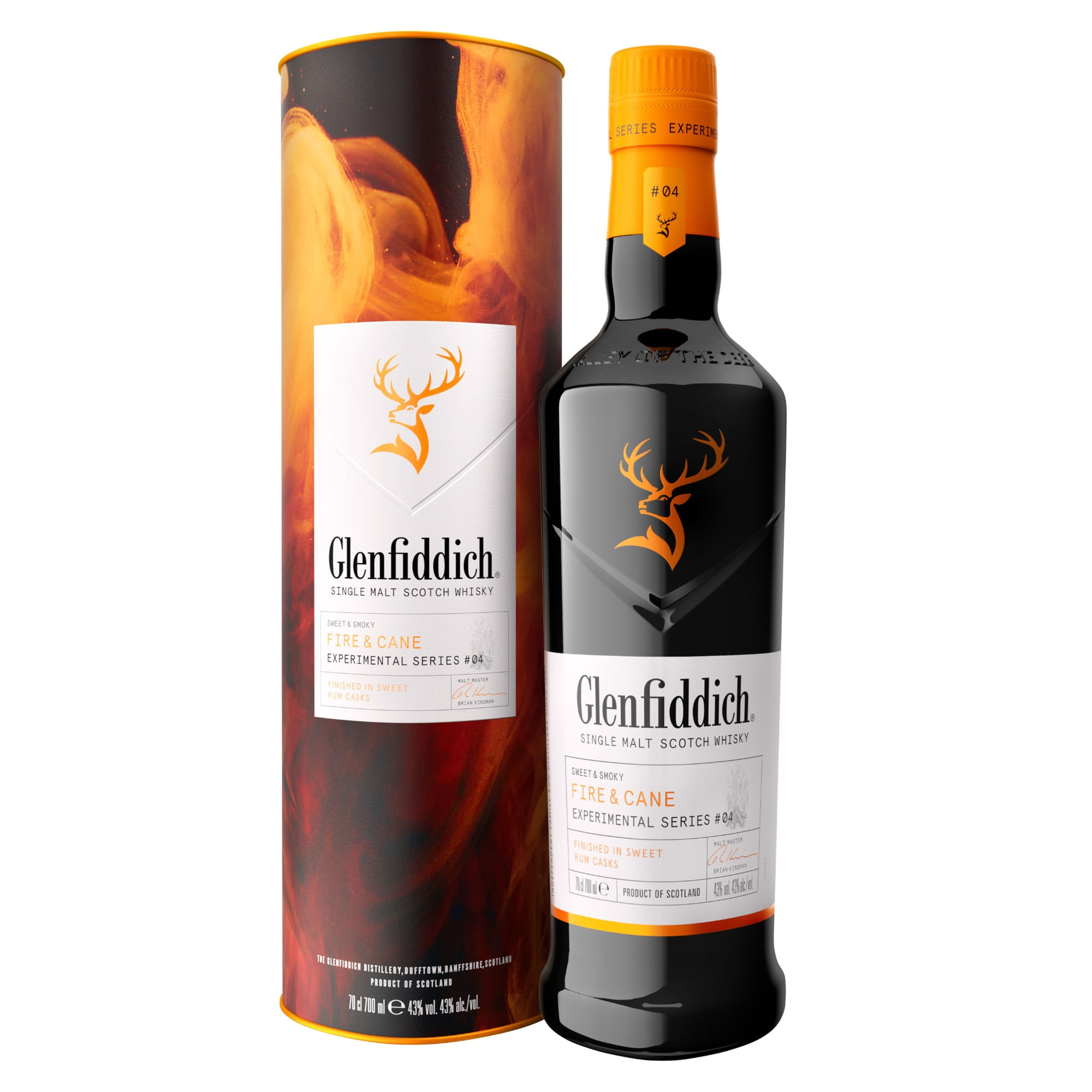 Whisky GLENFIDDICH Fire & Cane Botella 700ml