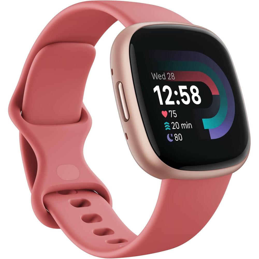 Smartwatch Fitbit Versa 4 GPS Integrado - rosa cobriza