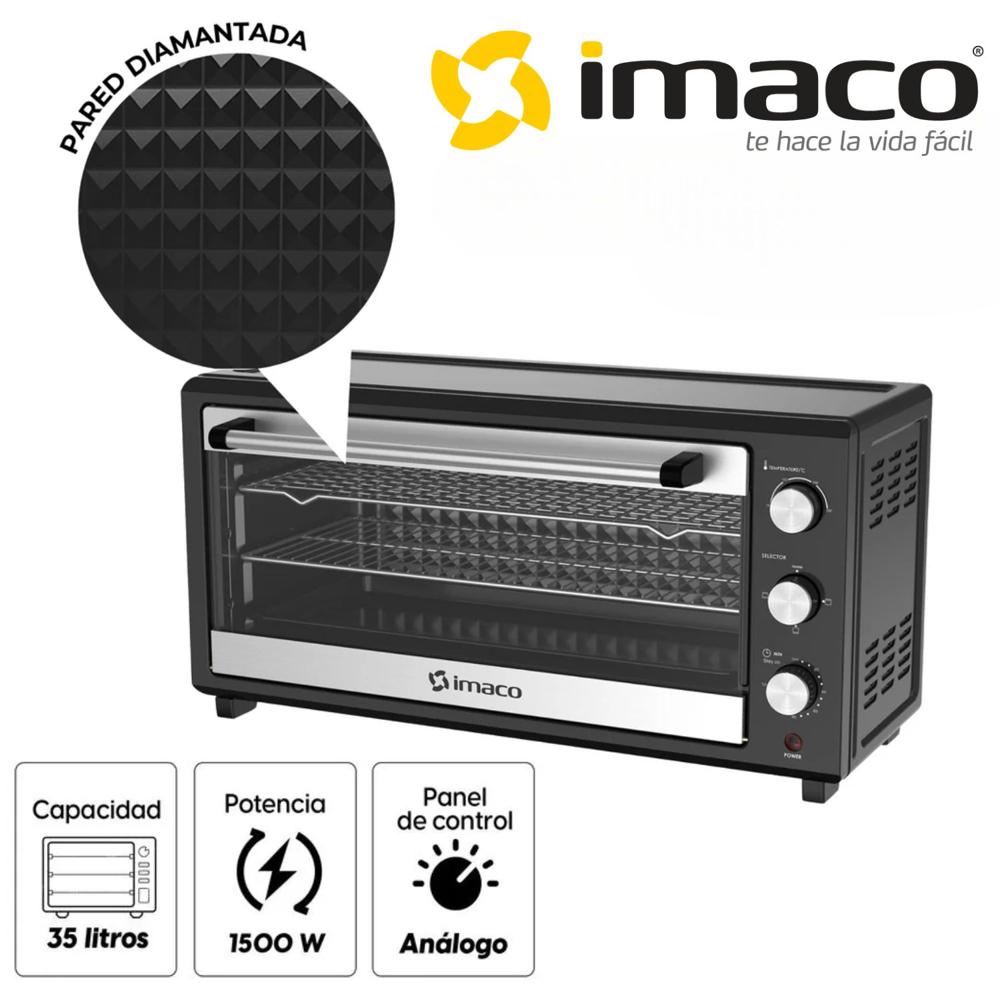 Horno Eléctrico IMACO HEB35DC Hornear 02 Pasteles simultáneamente