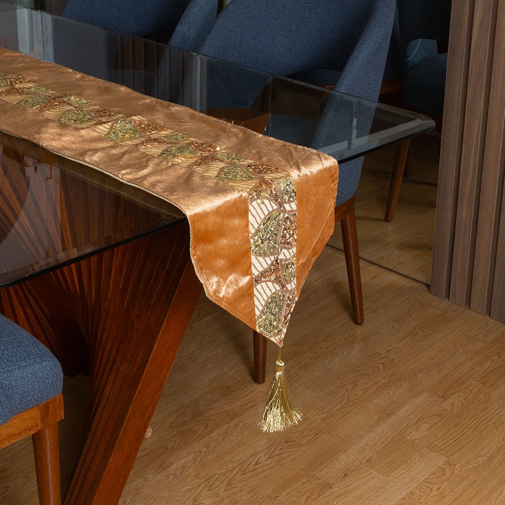 Camino Dorado De Poliester