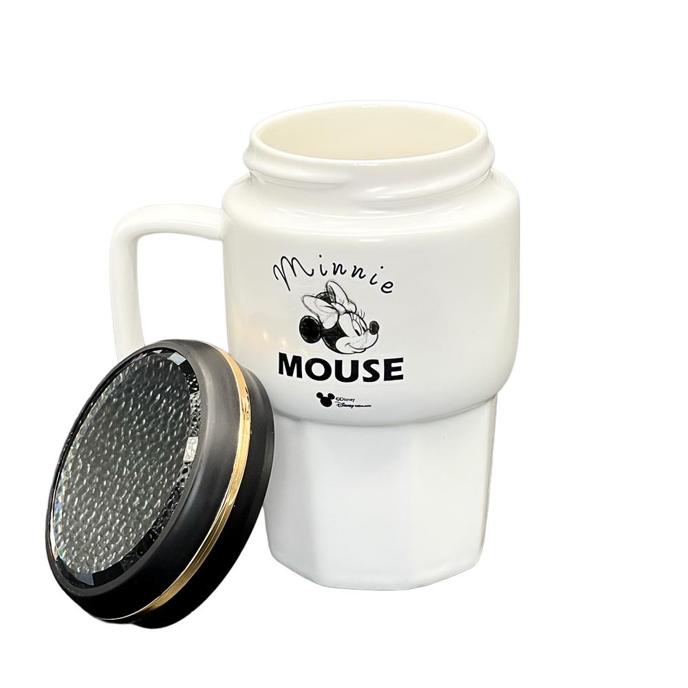 Mug Minnie Mouse Colección Disney c/Tapa 400 ml
