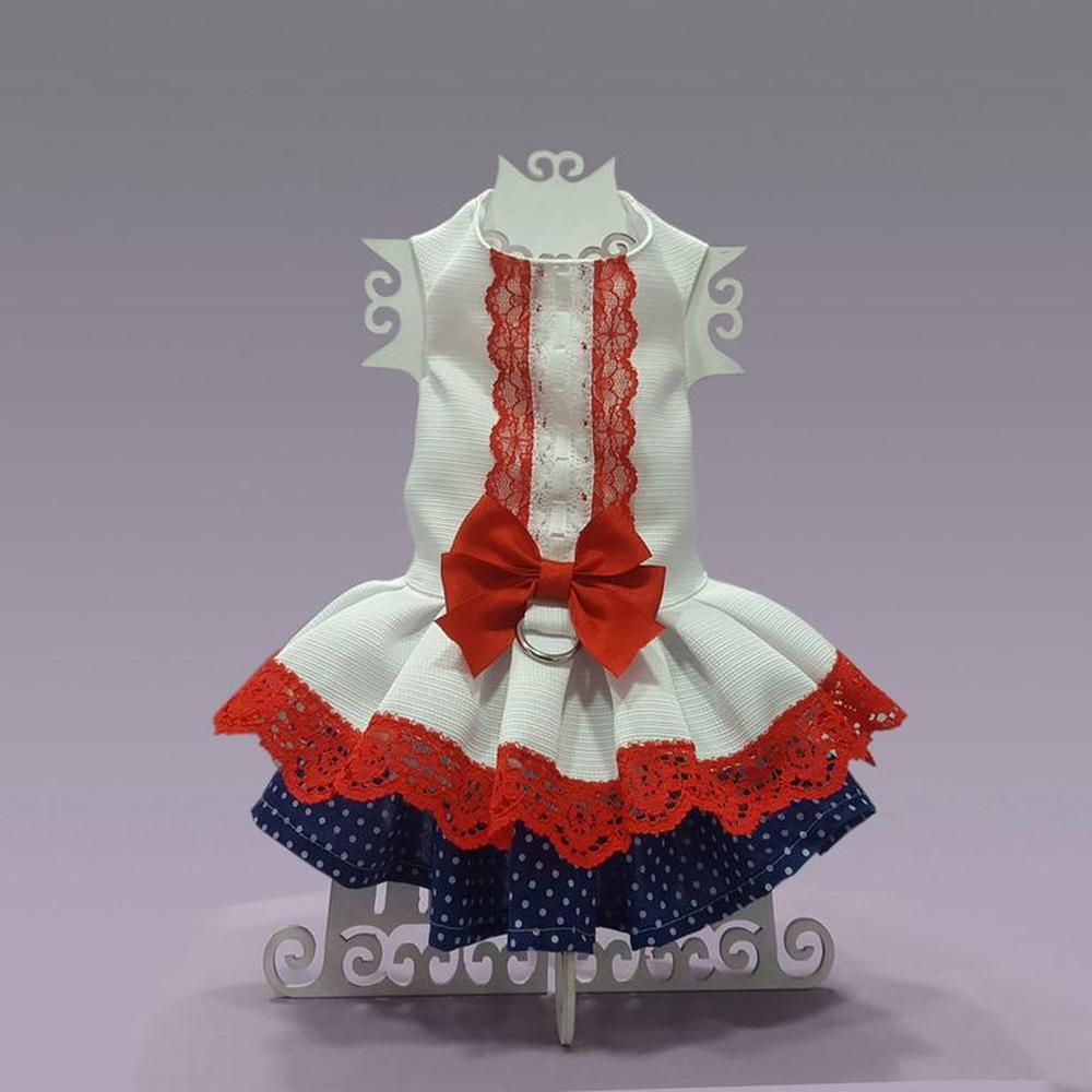 VESTIDO MODELO AMERICANO COLOR BLANCO TALLA XXL