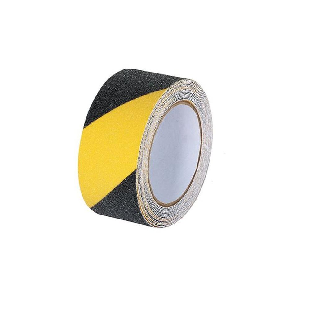 CINTA ANTIDESLIZANTE NEGRO Y AMARILLO 2? x 18 MT RAYMA