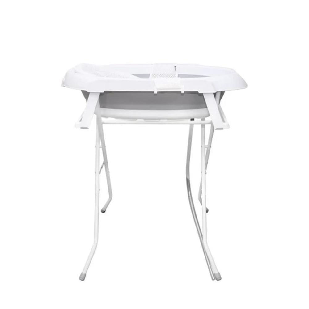 BAÑERA CON SOPORTE Y MALLA SMILE GRIS