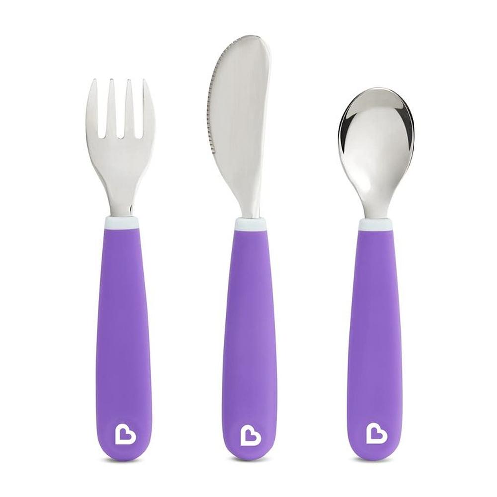 21150 SET DE CUBIERTOS DE ENTRENAMIENTO MORADO