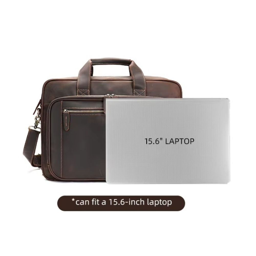 Maletín Maleta de Cuero Patmos 7320