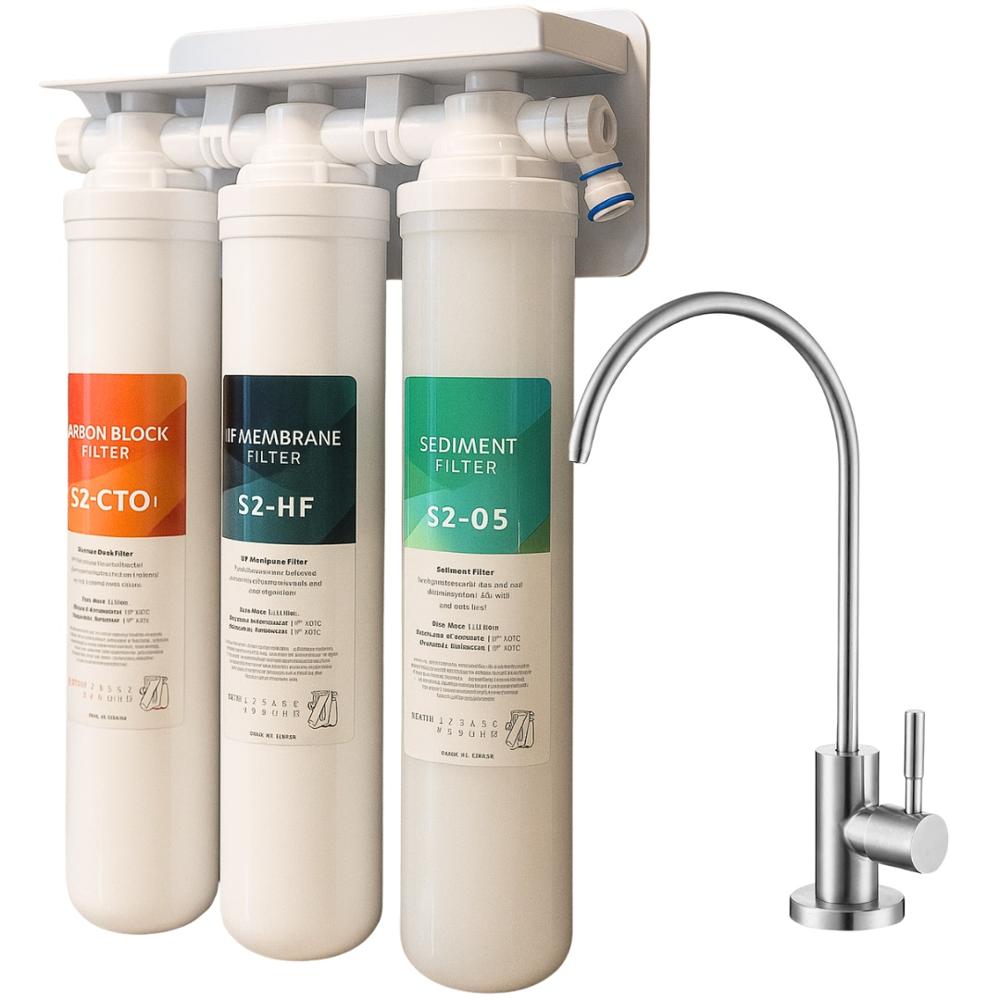 Purificador de Agua bajo Lavadero 3 Etapas Asdagi