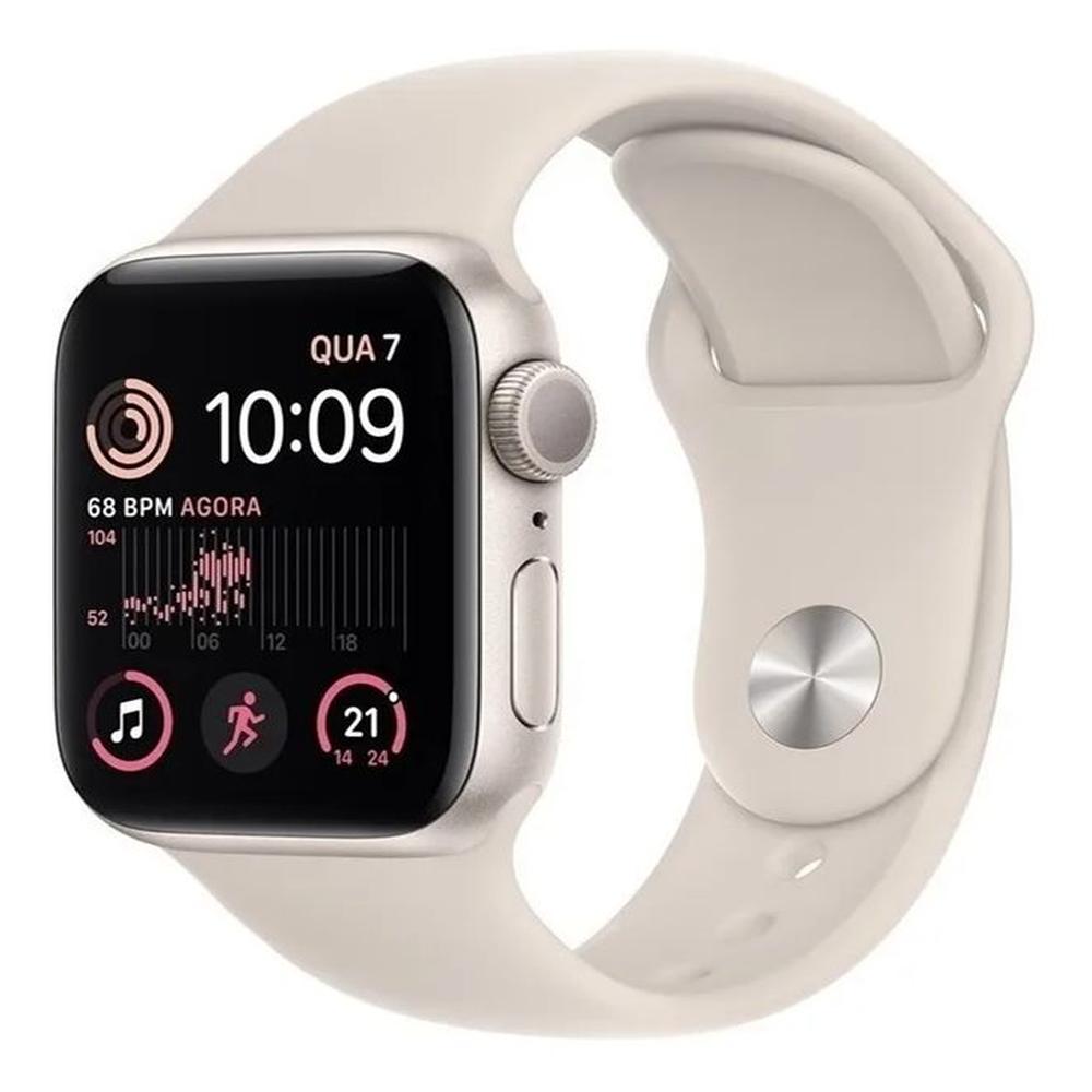 Apple Watch SE 2da Gen GPS 40mm SM Sport Band - Starlight