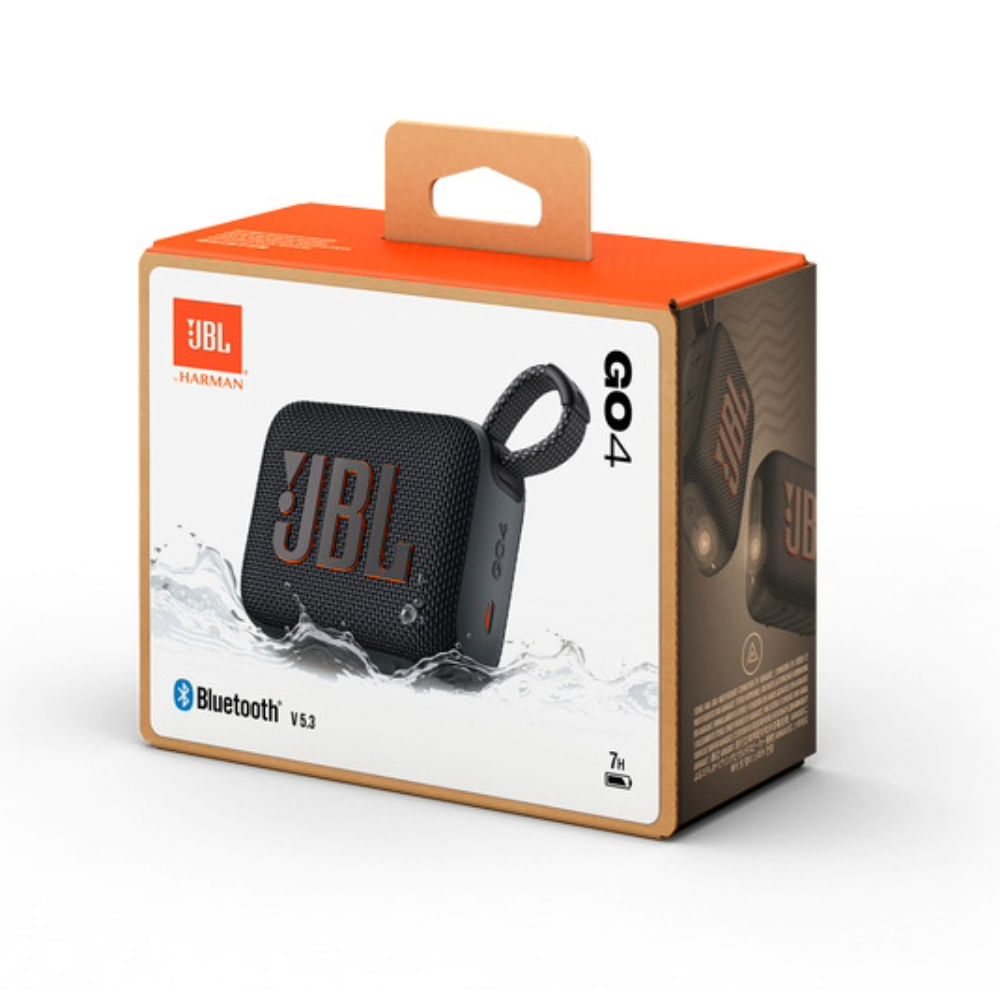 JBL Go 4 Parlante Bluetooth Ultraportátil Black