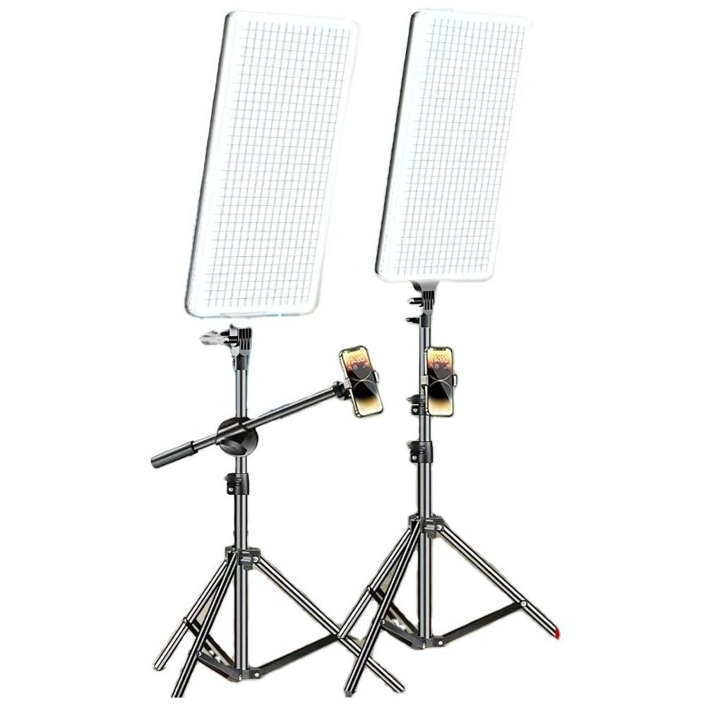 Lámpara Panel luz Led Cálida RL-32 Plus Fotografía Profesional + Trípode + Control