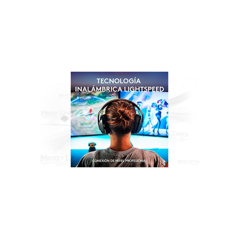 Audífonos Logitech G435 con micrófono, Bluetooth y Lightspeed - Color negro, sonido envolvente