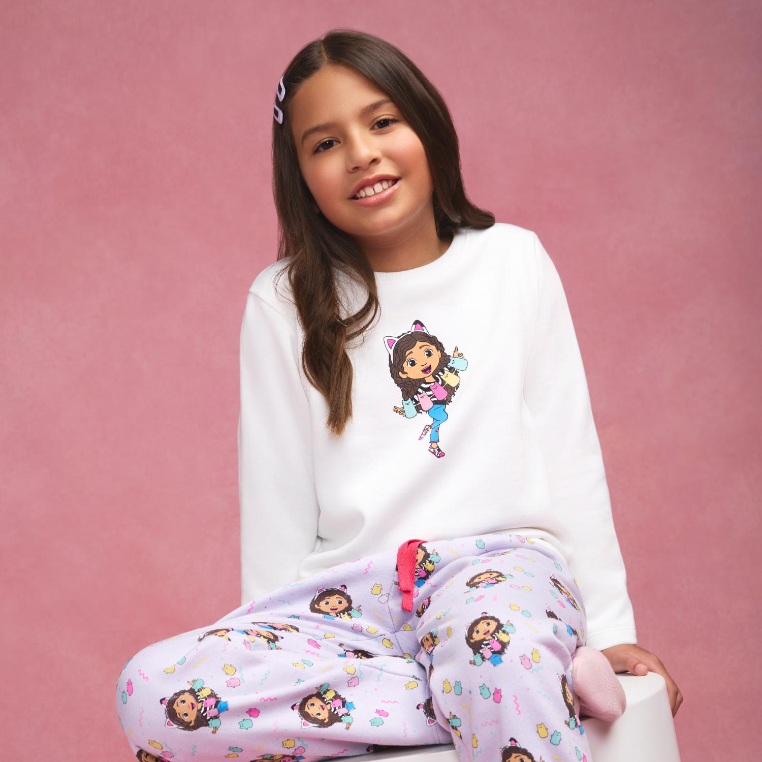 Pijama Para Niña Gabby Dollhouse Franela 1