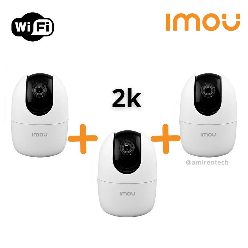 Pack de 3 camaras interiores IMOU Ranger2 - 2K