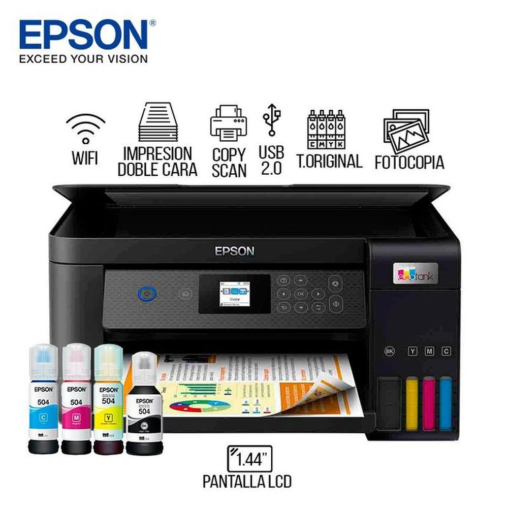 Impresora Epson EcoTank L4260 Multifuncional Wifi-Duplex-Pantalla LCD