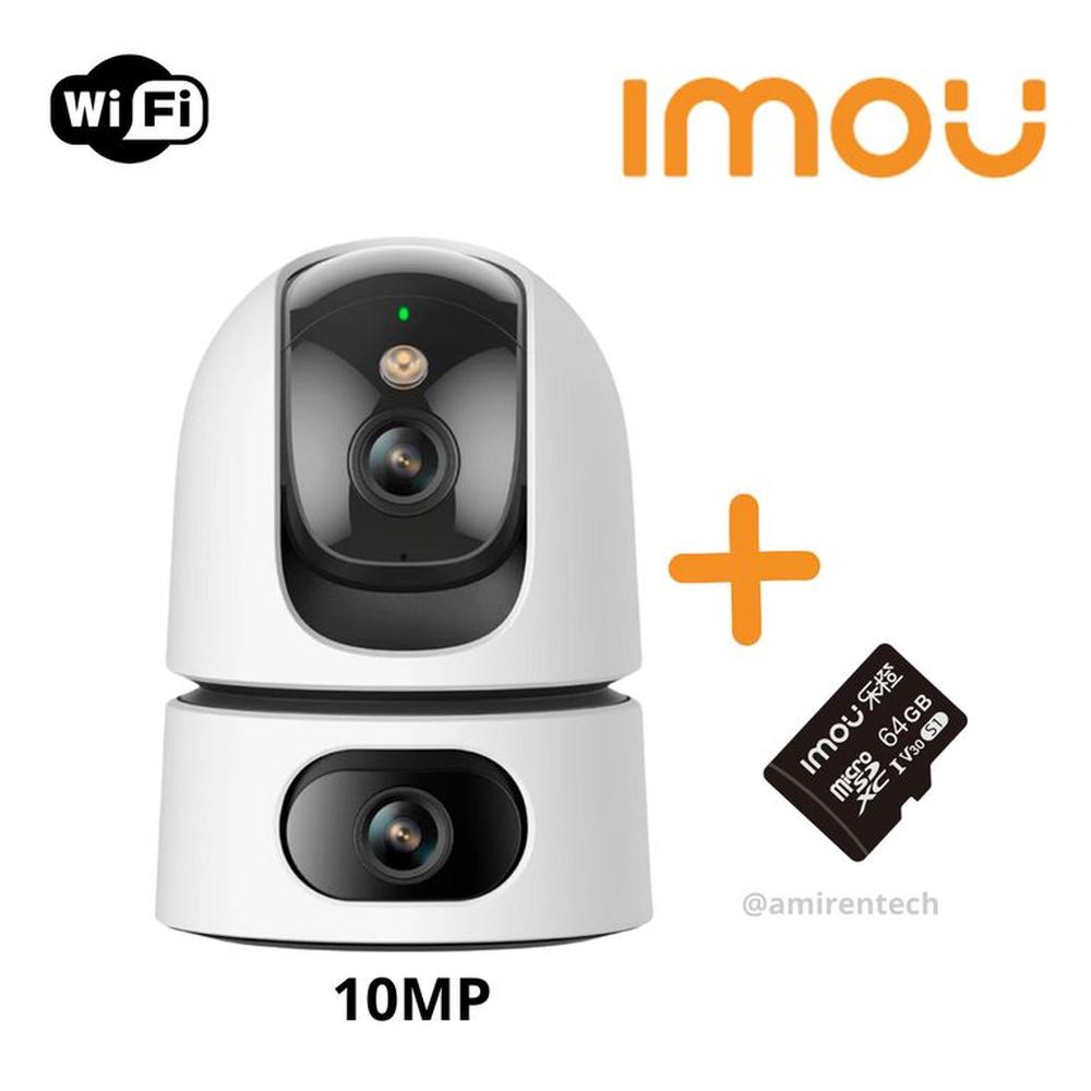 Camara de seguridad IMOU Ranger Dual lens 10MP + Memoria de grabación