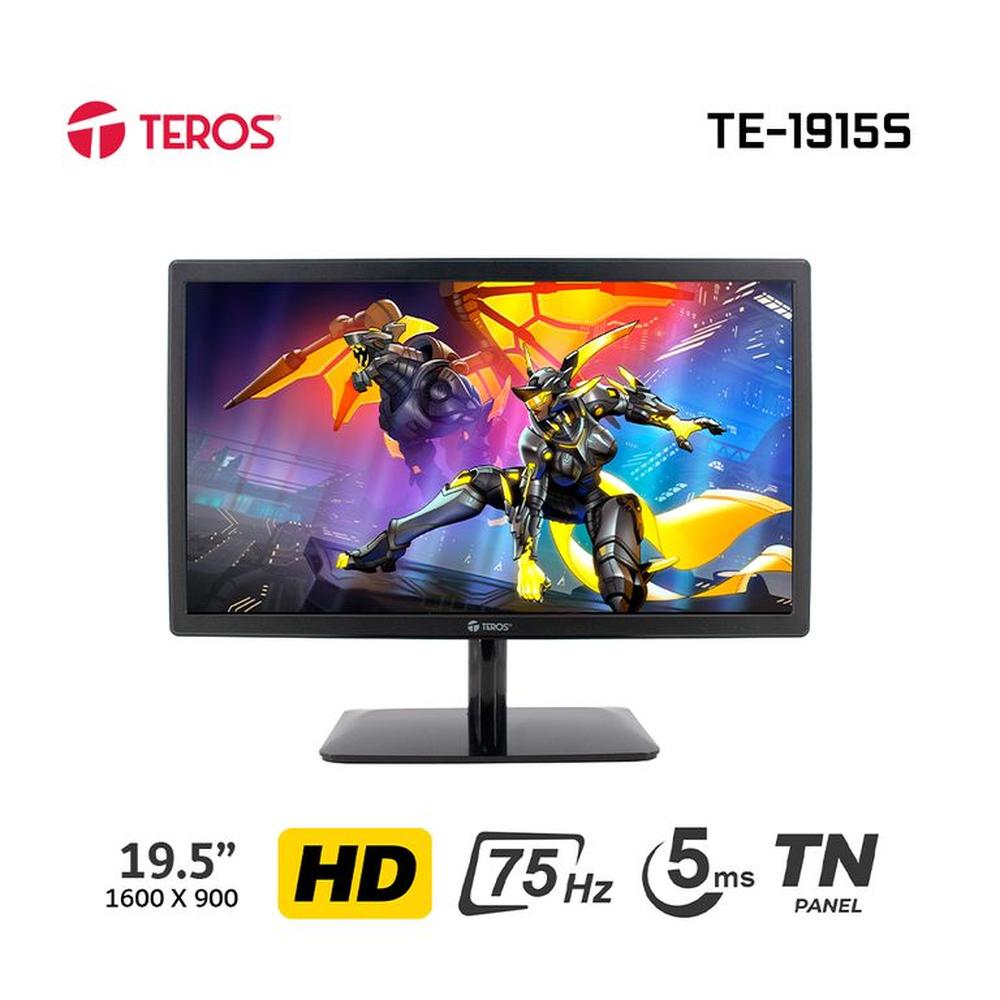 Monitor TEROS TE-1915S, 19.5"" TN, 75Hz, 5 ms, HDMI/VGA