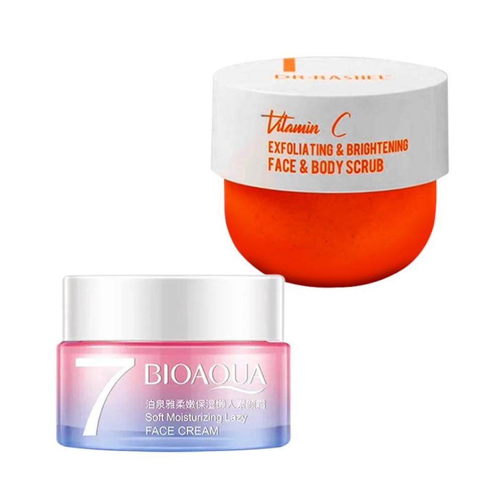 Crema Facial Aclaradora + Exfoliante e Iluminador Vitamina C