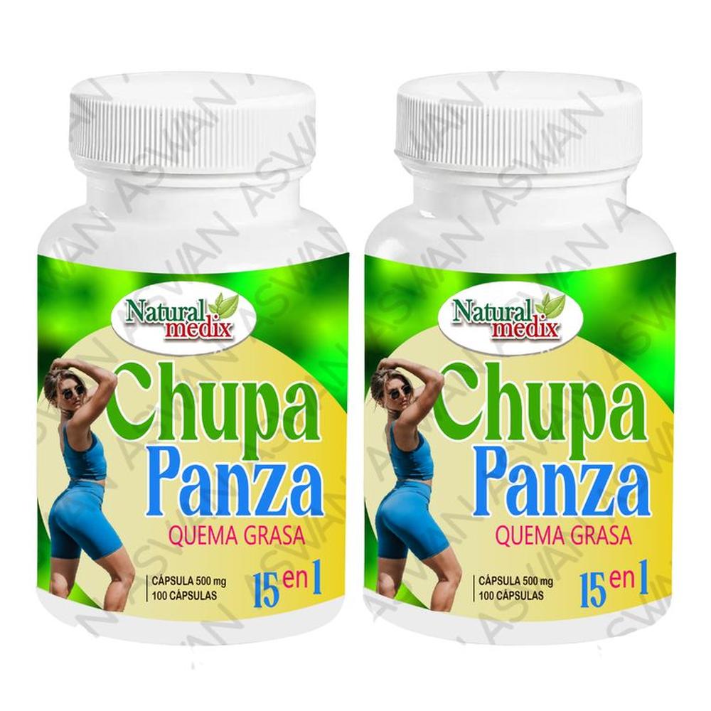 PACK DE 2 CHUPA PANZA 100 CAPSULAS - NATURAL MEDIX