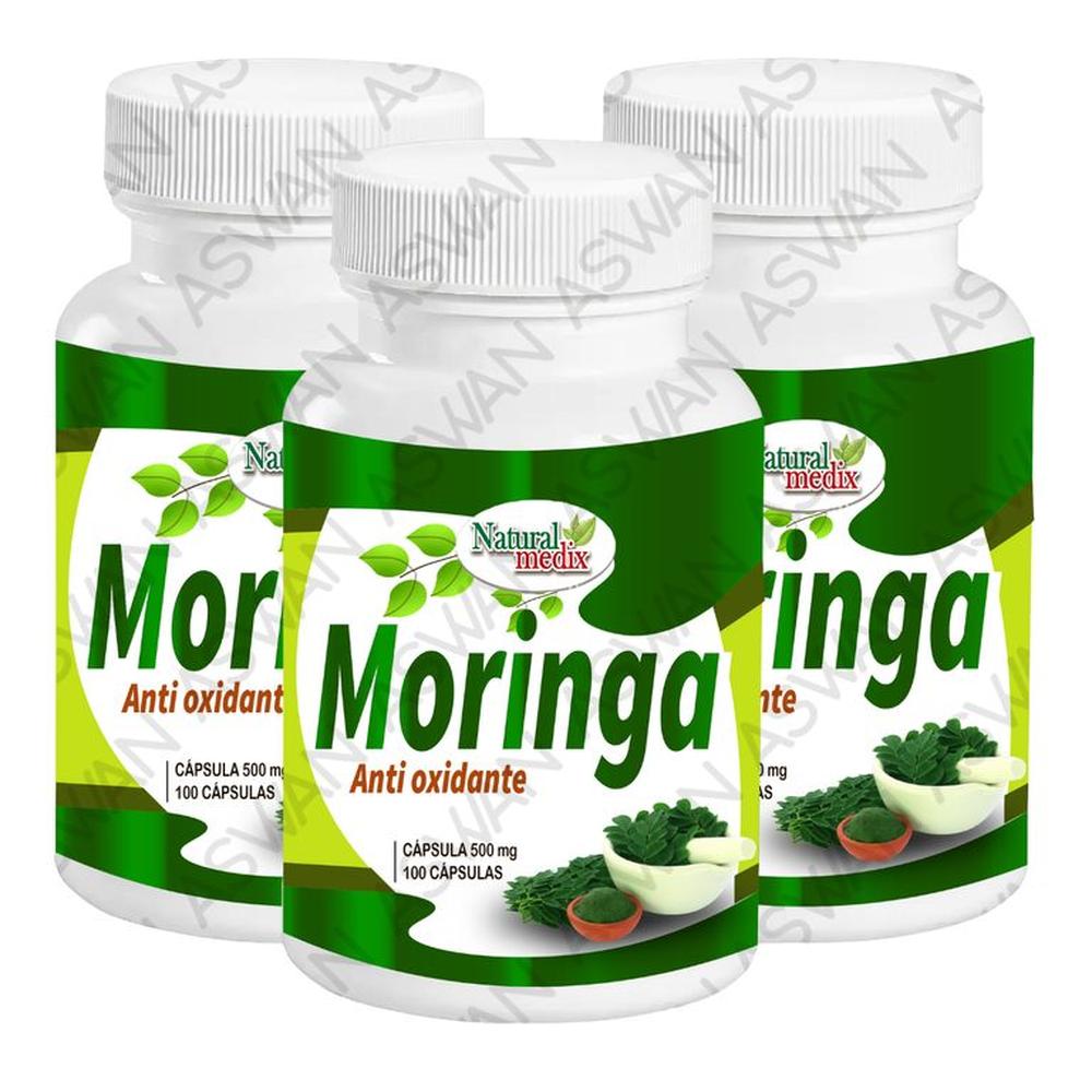PACK DE 3 MORINGA ANTIOXIDANTE 100 CAPSULAS - NATURAL MEDIX