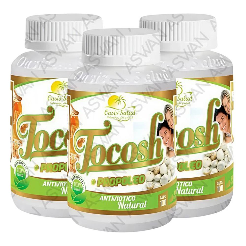 PACK DE 3 TOCOSH + PROPOLEO 100 CAPSULAS - OASIS DE SALUD