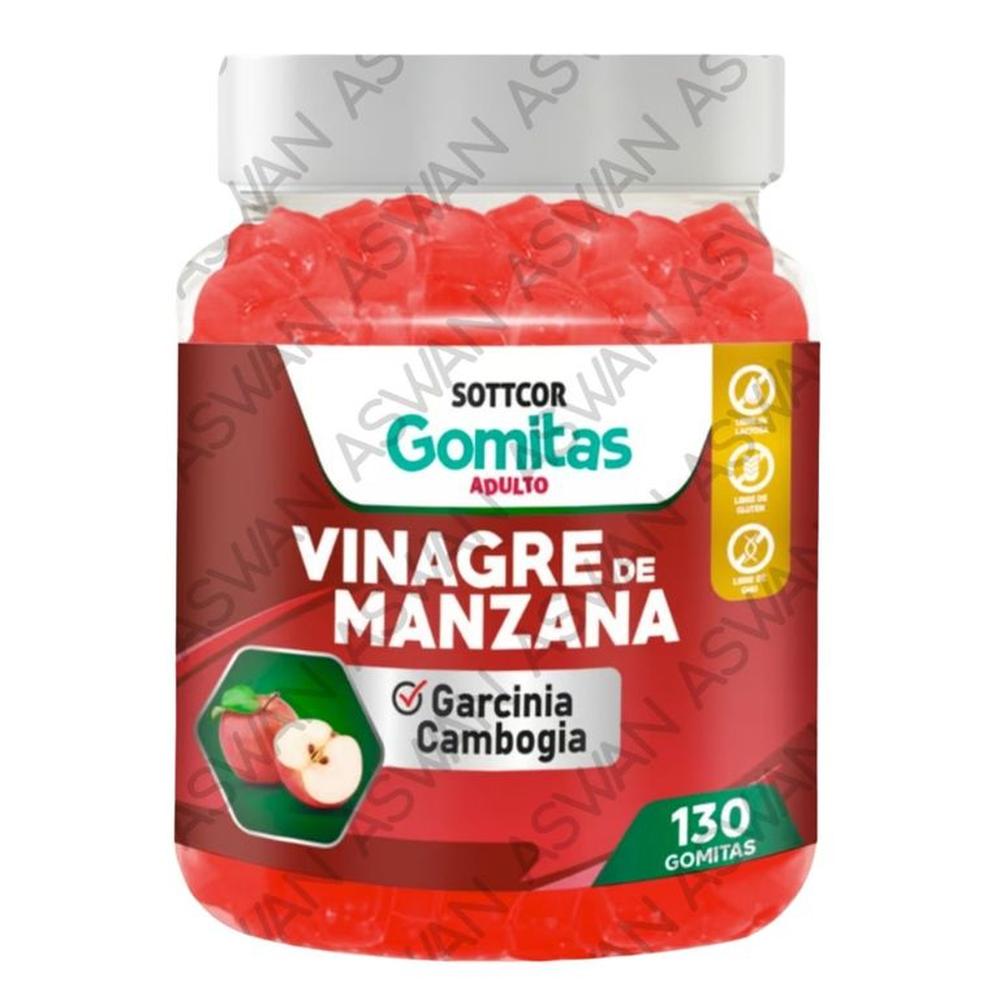 GOMITAS DE VINAGRE DE MANZANA PARA ADULTOS GOMITAS SOTTCOR 100G