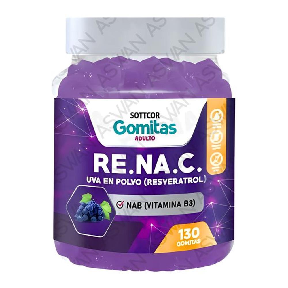Gomitas De Resveratrol Para Adultos 100gr - SOTTCOR