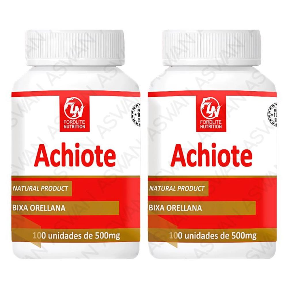 Pack de 2 Achiote Bixa Orellana 100 unidades 500mg