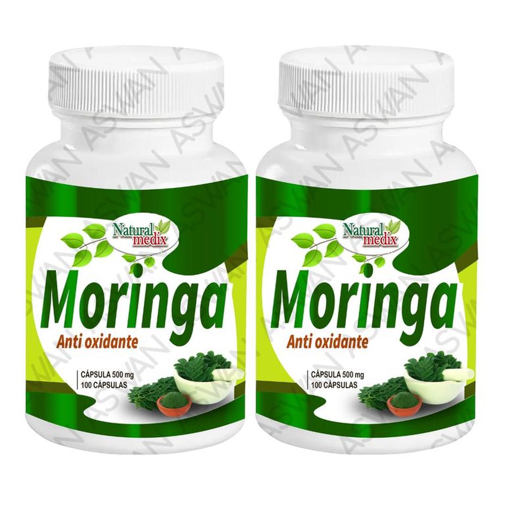 PACK DE 2 MORINGA ANTIOXIDANTE 100 CAPSULAS - NATURAL MEDIX