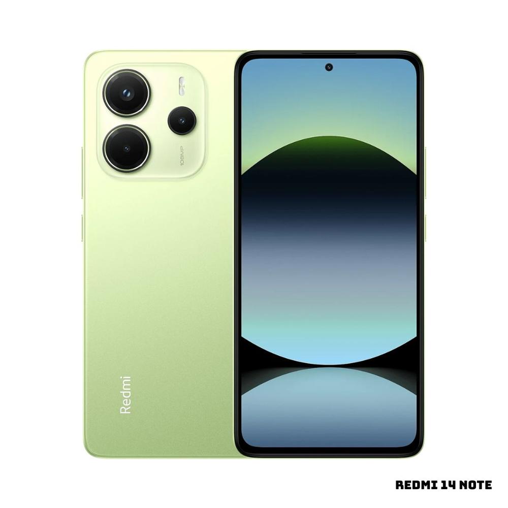 CELULAR XIAOMI REDMI NOTE 14 8GB RAM 256GB ROM VERDE LIMA