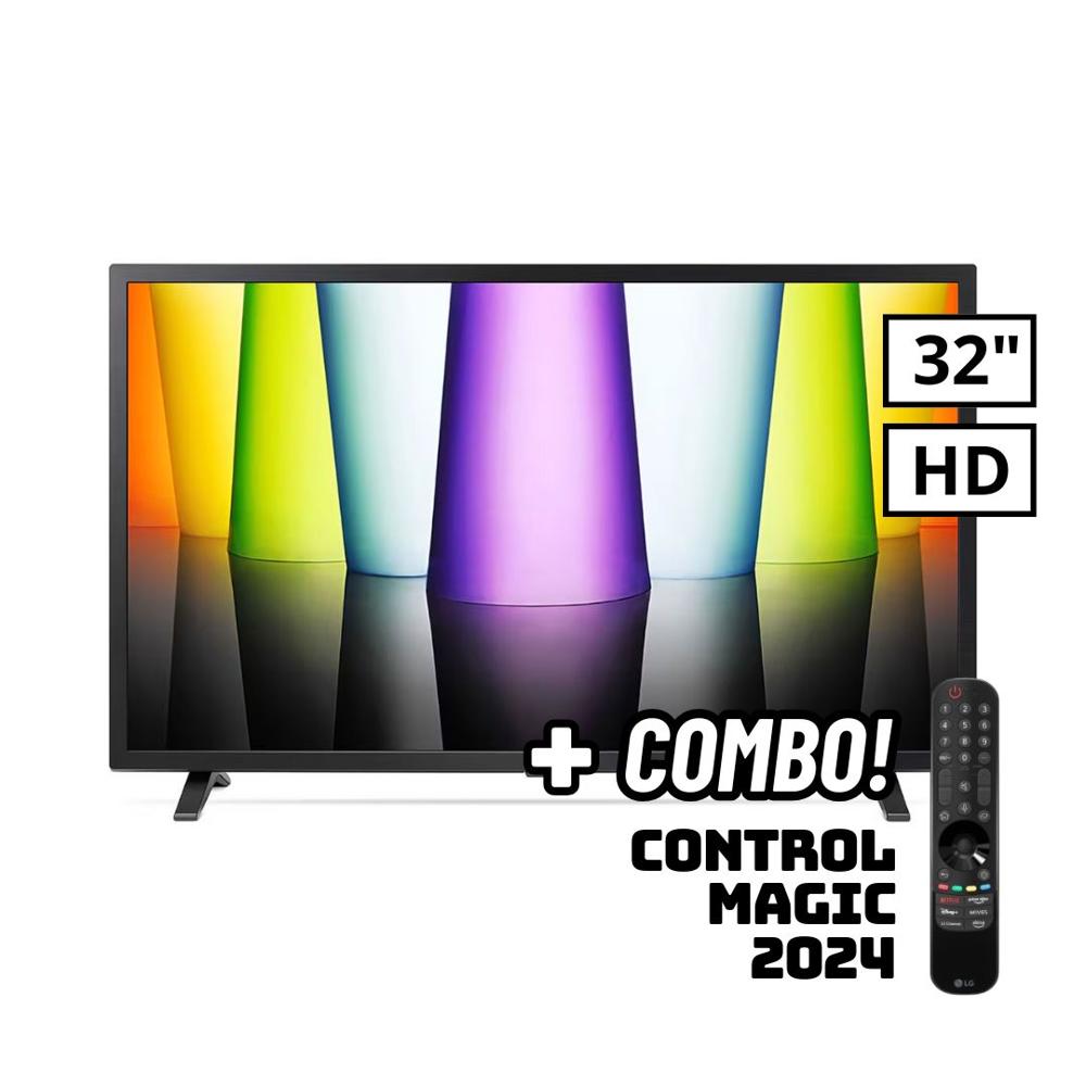 TELEVISOR LG 32 SMART TV WEBOS HUB HD LED 32LQ600BPSA + CONTROL MAGIC 2024