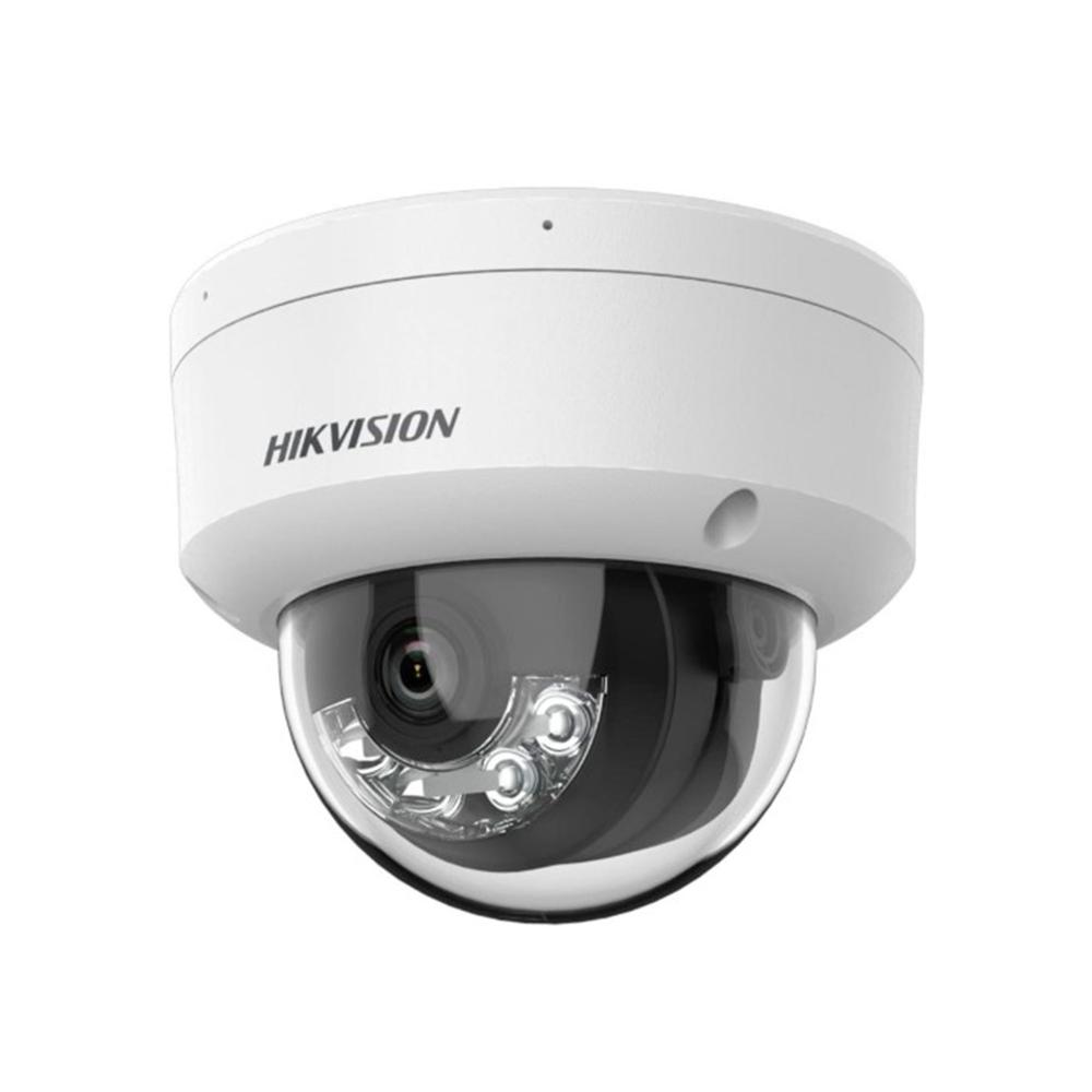 CAMARA HIKVISION DOMO IP 2MP CMOS 2.8MM IR 3OM H.265+ MICROFONO SD 512GB P/N: HK-DS2CD1123G2-LIU