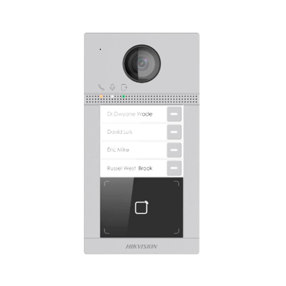 VIDEO PORTERO HIKVISION IP WI-F inalámbrico I 4 BOTONES P/N: HK-DS-KV8413-WME1