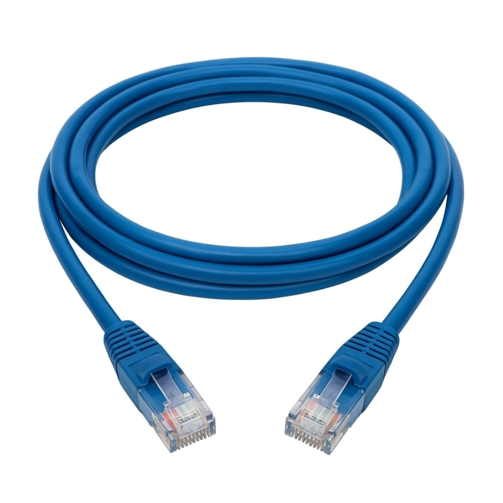 Cable de red Tripp-Lite Cat6 Gigabit 3.05 mts, azul, moldeado y Snagless, alta velocidad RJ45