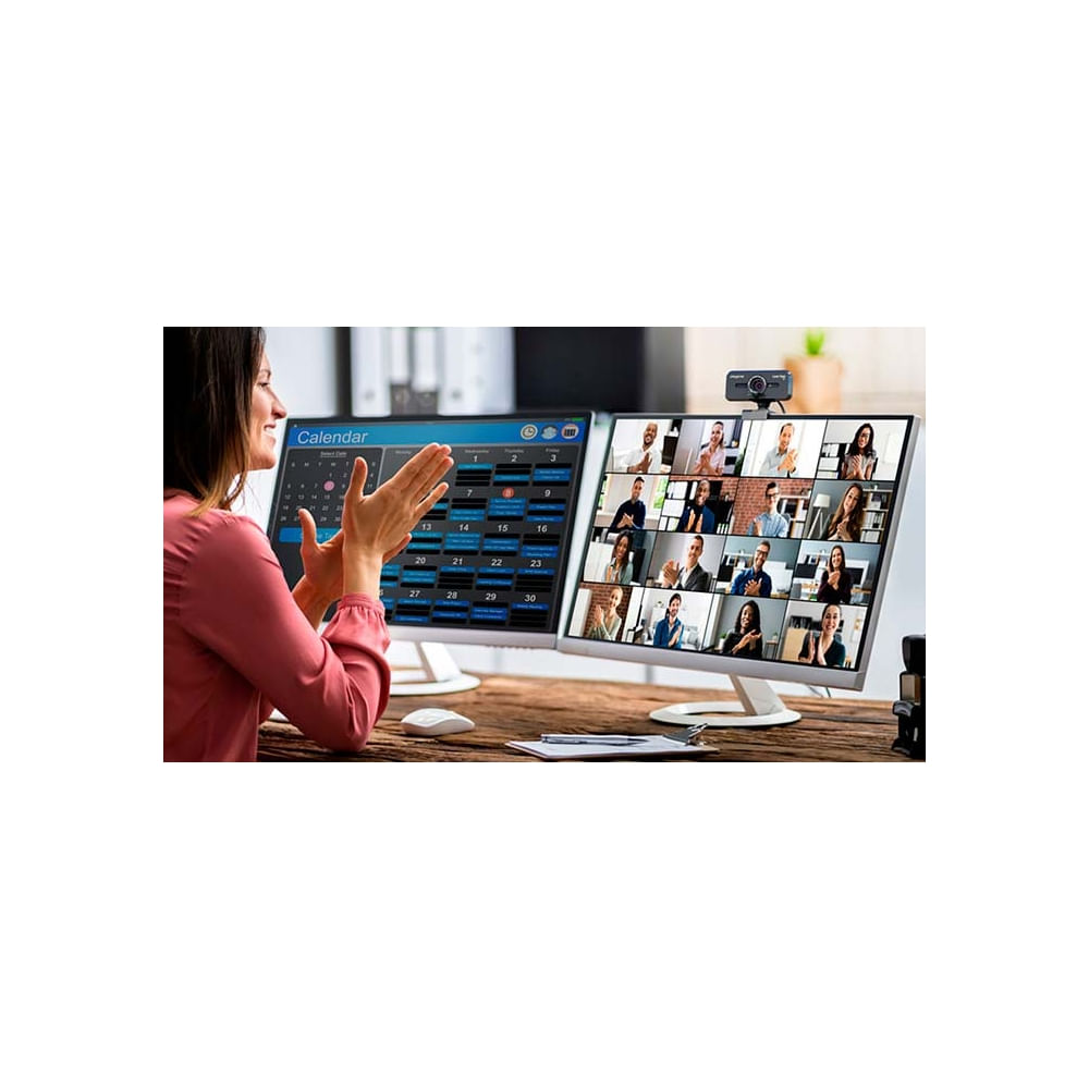 Cámara Creative Live! Cam Sync V3 2K QHD, 4x Zoom, Doble Micrófono, USB-C, Color Negro