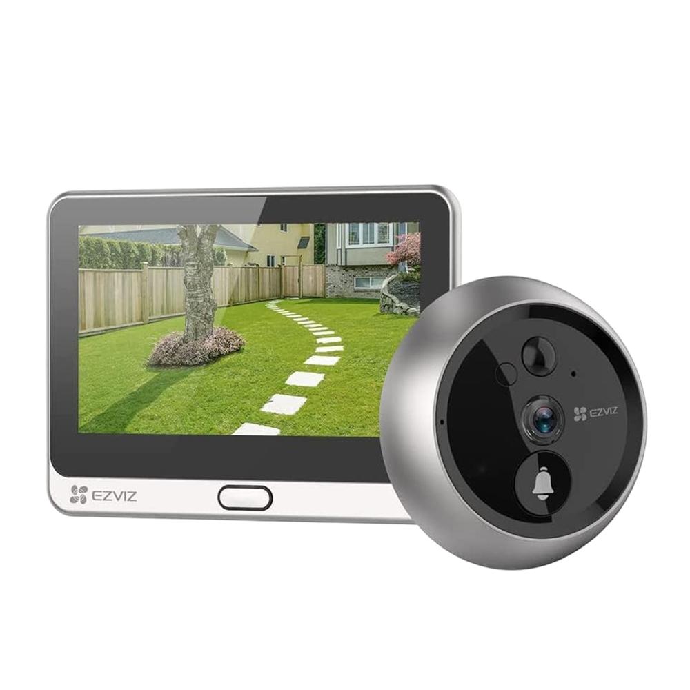Ezviz Timbre con mirilla DP2 2K Audio Bidireccional Pantalla táctil