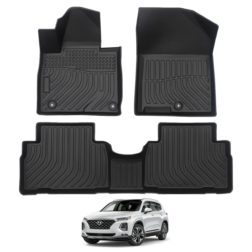 Pisos 3D Para Hyundai Santa Fe 2019-2020