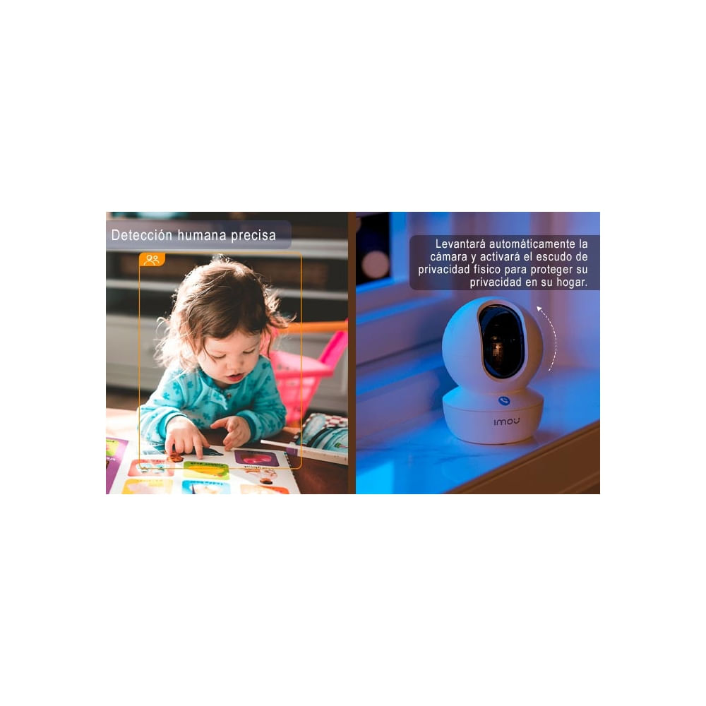 Cámara de seguridad Imou Ranger RC 4MP QHD con WiFi y función Pan&Tilt para vigilancia eficaz