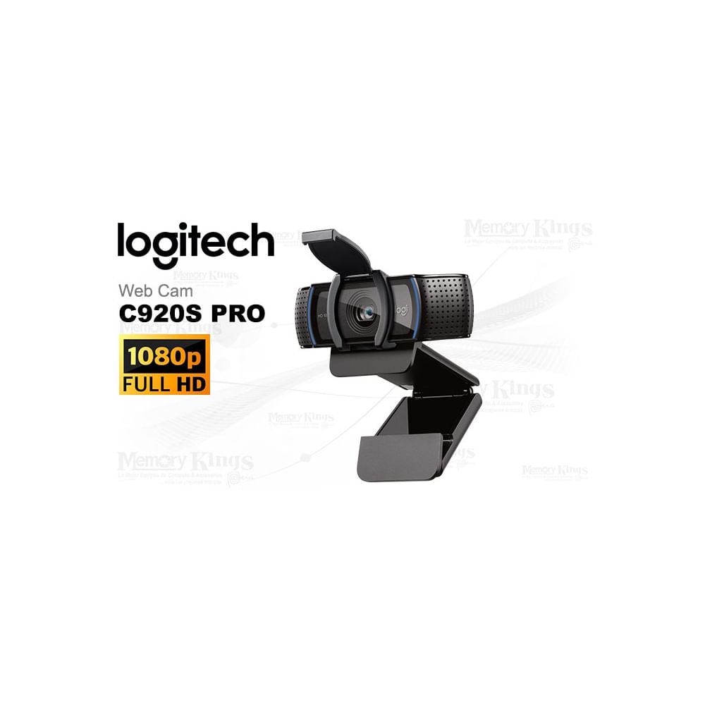 Webcam Logitech C920s Pro FHD 1080p - Calidad de Imagen Superior y Privacidad Mejorada